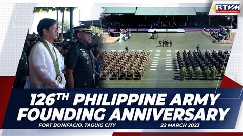 Founding Anniversary of the Philippine Army .
